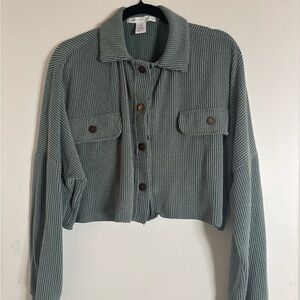 Altar'd State Green Crop Top